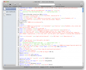 Fraise - Editeur HTML Mac