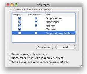 Monolingual Mac OS X