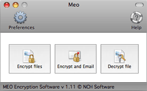 MEO - Logiciel de cryptage Mac