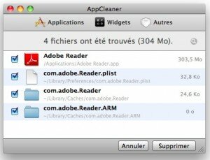 Désinstaller Application Mac avec AppCleaner