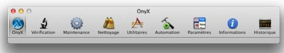 OnyX OSX - Maintenance Mac